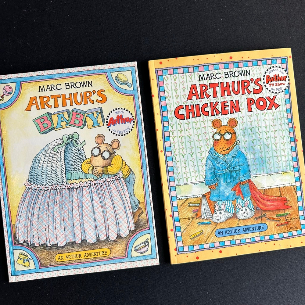 Baby Marc Brown Kids Books Arthur's Baby & Arthur's Chicken Pox